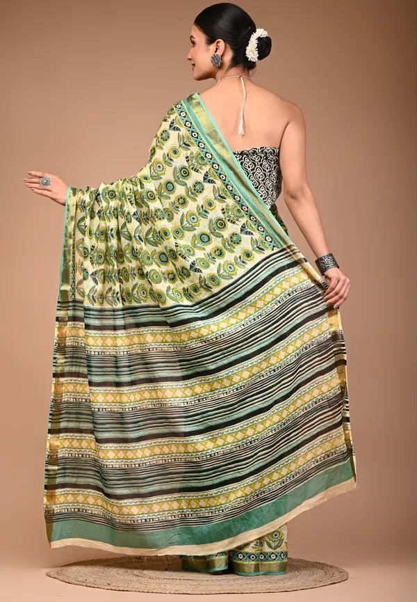 SONALI cotton maheshwari border mulmul saree
