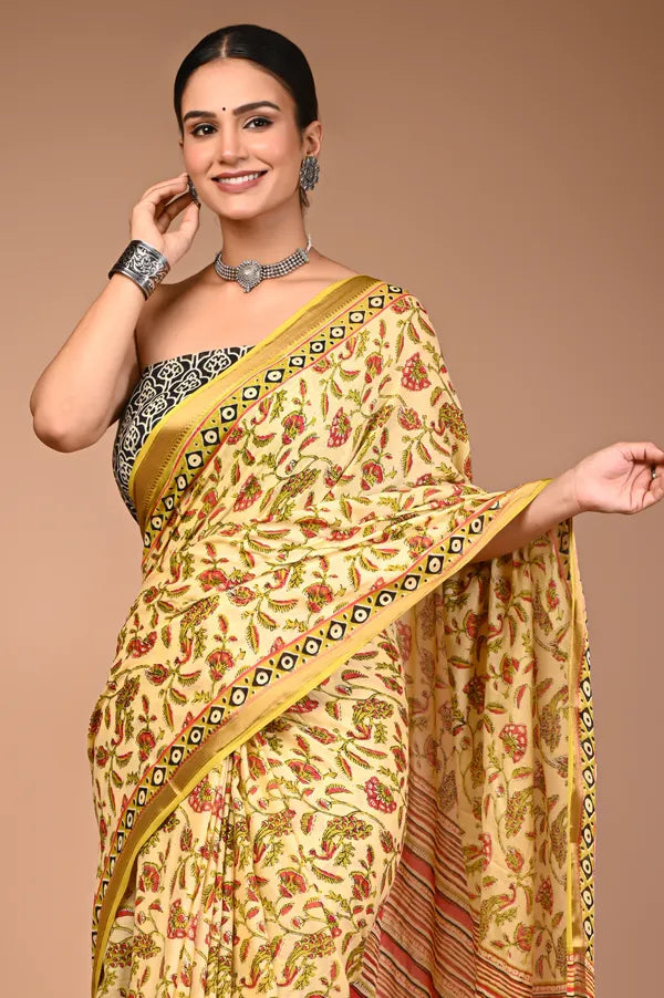 ROOCHI maheshwari border saree
