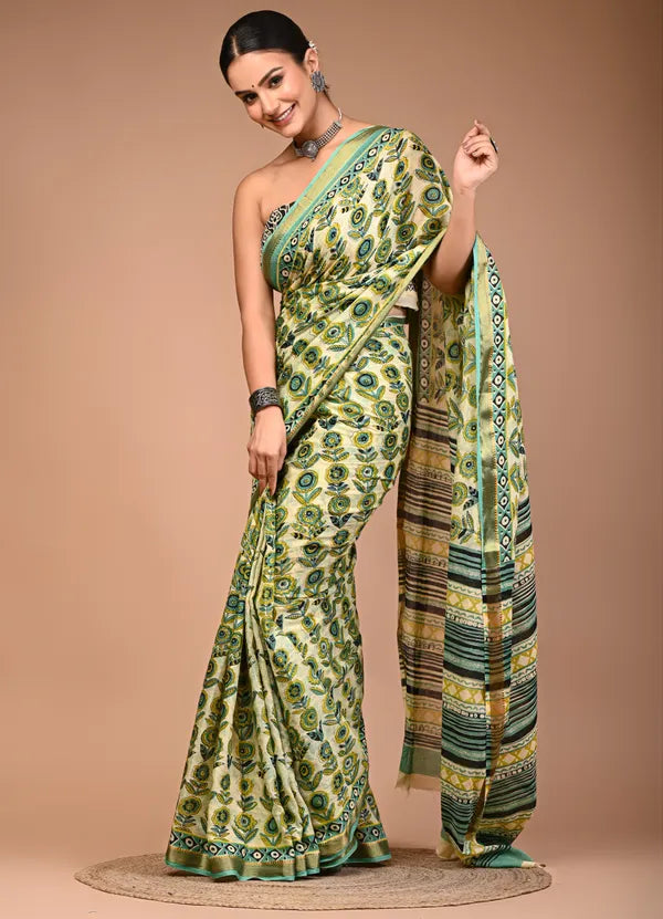 SONALI cotton maheshwari border mulmul saree