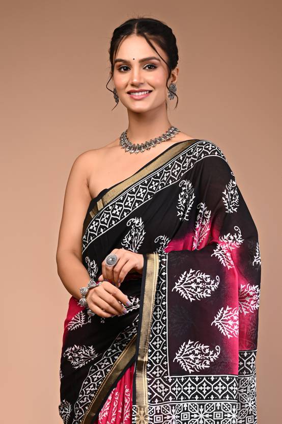TARESHWARI cotton maheshwari border saree