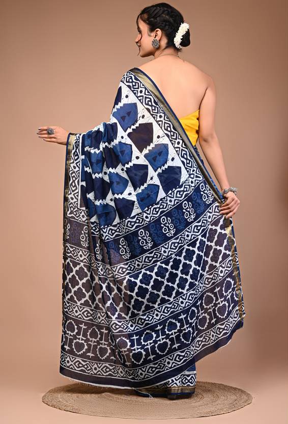 NISHIKA cotton maheshwari border saree